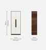 Maltein 2 Door Wardrobe In Brown Maple Finish