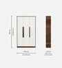 Maltein 3 Door Wardrobe In Brown Maple Finish