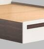 Maltein Queen Size Bed in Wenge & White Finish with Box Storage
