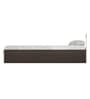 Maltein Queen Size Bed in Wenge & White Finish with Box Storage