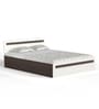 Maltein Queen Size Bed in Wenge & White Finish with Box Storage