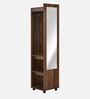Mamen Movable Dressing Unit with Mirror in Cappucino Finish