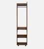 Mamen Movable Dressing Unit with Mirror in Cappucino Finish