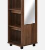Mamen Movable Dressing Unit with Mirror in Cappucino Finish