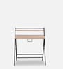 Mamiko Metal Foldable Study Table in Beech Finish
