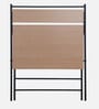 Mamiko Metal Foldable Study Table in Beech Finish