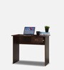 Mamiko Writing Table in Walnut Brown Finish