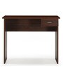 Mamiko Writing Table in Walnut Brown Finish