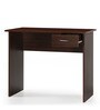 Mamiko Writing Table in Walnut Brown Finish