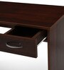 Mamiko Writing Table in Walnut Brown Finish