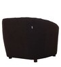 Turin Fabric 1 Seater Sofa In Chestnut Brown Colour