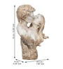 Man & Women White Polyresin Figurine