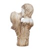 Man & Women White Polyresin Figurine
