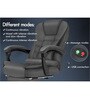 Manager Office Chair with Massager & Footrest in Beige Colour
