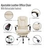 Manager Office Chair with Massager & Footrest in Beige Colour