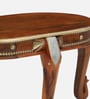 Kunjar Solid Wood Coffee Table In Teak Finish