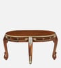 Kunjar Solid Wood Coffee Table In Teak Finish