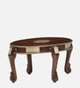 Kunjar Solid Wood Coffee Table In Walnut Finish