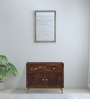 Manchego Sheesham Wood Two Door Sideboard With Two Drawer In Provincial Teak Finish