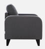 Manchester Fabric 1 Seater Sofa In Grey Colour