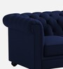 Manchester velvet 1 Seater Sofa In Velvet Blue Colour