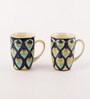 Mandal Print 270ml Multicolour (Set of 2) Ceramic Coffee Mug