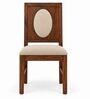 Mandala 6 Seater Dining Set In Provincial Teak Finish With Beige Colour Chair Mandala 6 Seater Dining Set In Provincial Teak Finish With Beige Colour Chair