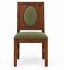 Mandala 6 Seater Dining Set In Provincial Teak Finish With Olive Green Colour Chair Mandala 6 Seater Dining Set In Provincial Teak Finish With Olive Green Colour Chair