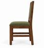 Mandala 6 Seater Dining Set In Provincial Teak Finish With Olive Green Colour Chair Mandala 6 Seater Dining Set In Provincial Teak Finish With Olive Green Colour Chair