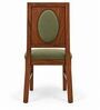 Mandala 6 Seater Dining Set In Provincial Teak Finish With Olive Green Colour Chair Mandala 6 Seater Dining Set In Provincial Teak Finish With Olive Green Colour Chair