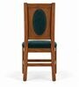 Mandala 6 Seater Dining Set In Provincial Teak Finish With Teal Green Colour Chair Mandala 6 Seater Dining Set In Provincial Teak Finish With Teal Green Colour Chair