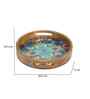 Mandala Bloom Round Tray   Boho Chic Organizer -Large (1 Piece)