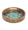 Mandala Bloom Round Tray   Boho Chic Organizer -Large (1 Piece)