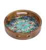 Mandala Bloom Round Tray   Boho Chic Organizer -Small (1 Piece)