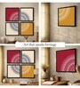 Mandala Geometric Set of 4 Framed Posters