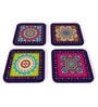 Mandala Print Multicolour MDF (Set of 4) Table Coaster