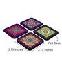 Mandala Print Multicolour MDF (Set of 4) Table Coaster