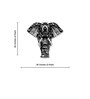 Mandala Pattern Elephant Design Metal Art Wall Decor