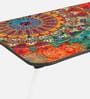 Mandala Portable Table in Multi Finish