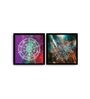 Mandala White Engineered Wood Framed Spiritual Art Print Set of 2