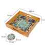 Mandala Wooden Tray & Coaster Set