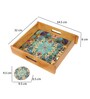 Mandala Wooden Tray & Coaster Set