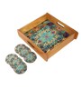 Mandala Wooden Tray & Coaster Set