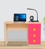 Mandarin Kids Study Table In Pink Colour