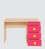 Mandarin Kids Study Table In Pink Colour