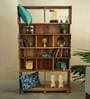 Mandvi Solid Wood Wood Bookshelf In Natural Colour