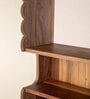 Mandvi Solid Wood Wood Bookshelf In Natural Colour