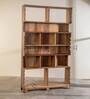 Mandvi Solid Wood Wood Bookshelf In Natural Colour
