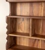 Mandvi Solid Wood Wood Bookshelf In Natural Colour
