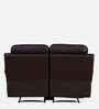 Mandy Leather Manual 2 Seater Recliner In Burgundy Colour